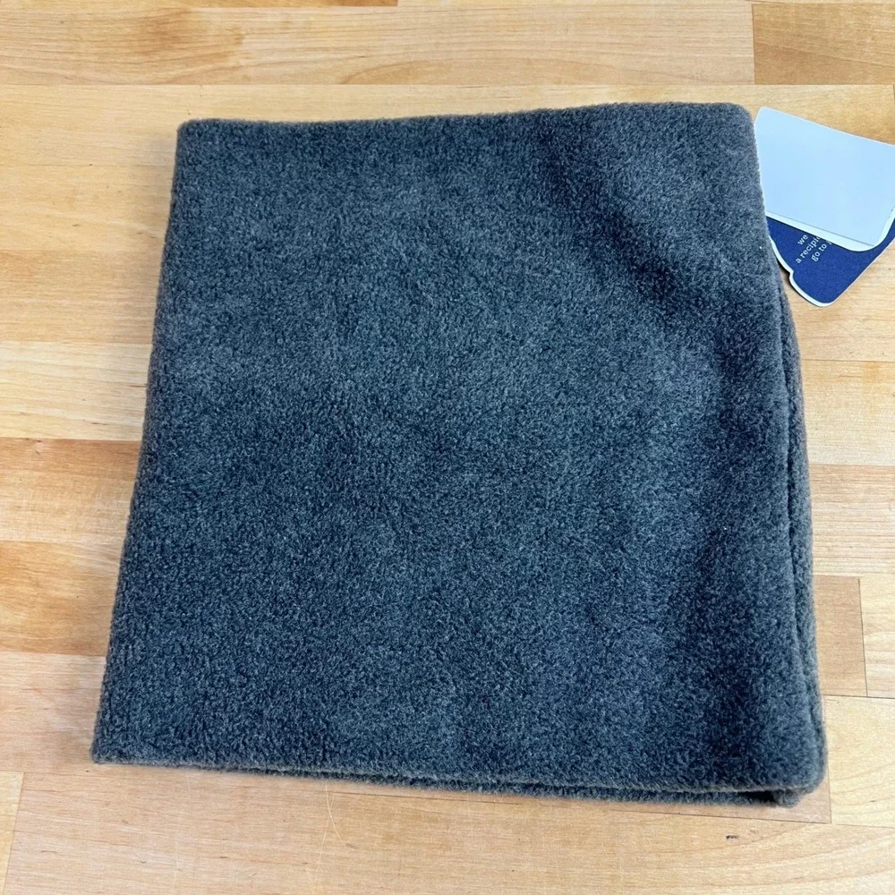 Turtle Fur Neck Warmer Chelonia 150 Fleece Adult OS Charcoal New Gray Soft